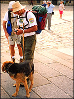 Santiago de Compostela, José met Camino