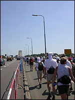 Terug over de Waalbrug