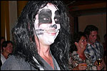 als Kiss' Peter Criss, tijdens 10-jarig bestaansfeestje Action Fitness, Dorpshuis de Boxhof, Velddriel, 2007